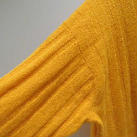 J. CREW Ribbed Mockneck Sweater in Supersoft Yarn Tangerine Orange - Size XL - Picture 7 of 14